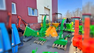 Измельчитель веток коммунальный Flagman | Флагман BX 42S + (кардан 120см/6х6/усиленный/со шпонкой)